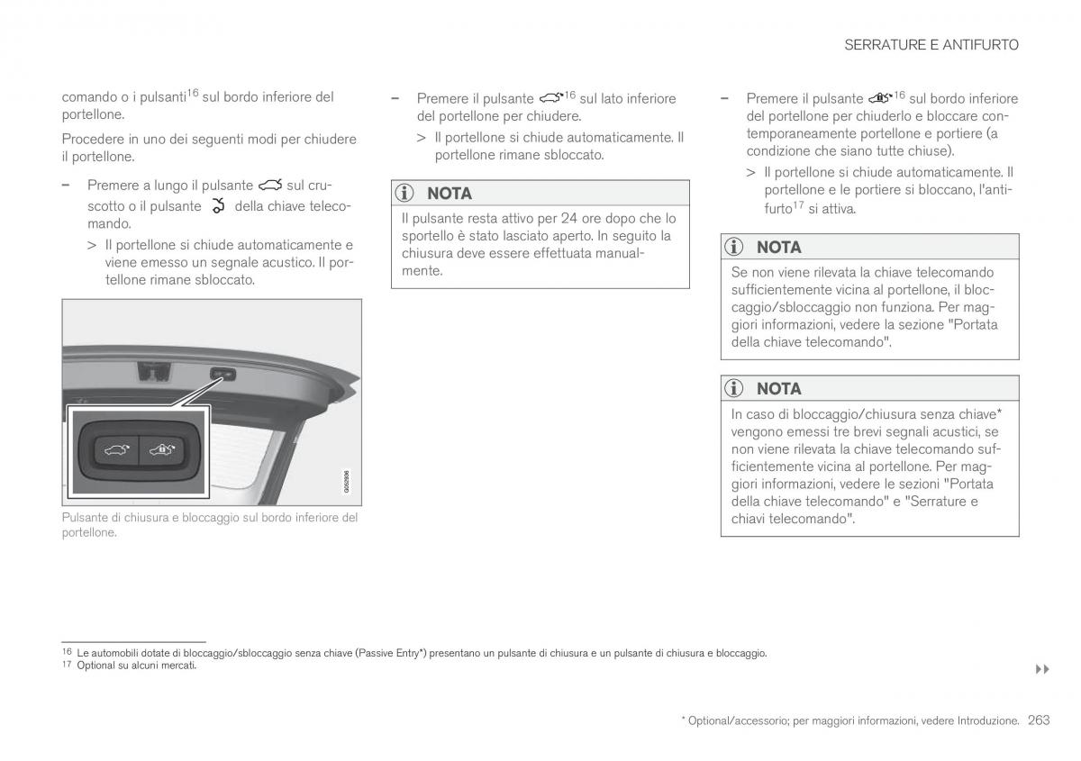 Volvo XC90 II 2 manuale del proprietario / page 265