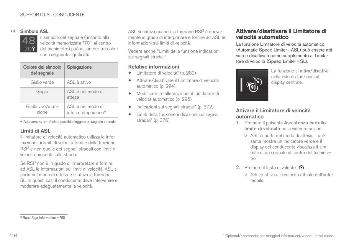 Volvo XC90 II 2 manuale del proprietario / page 296