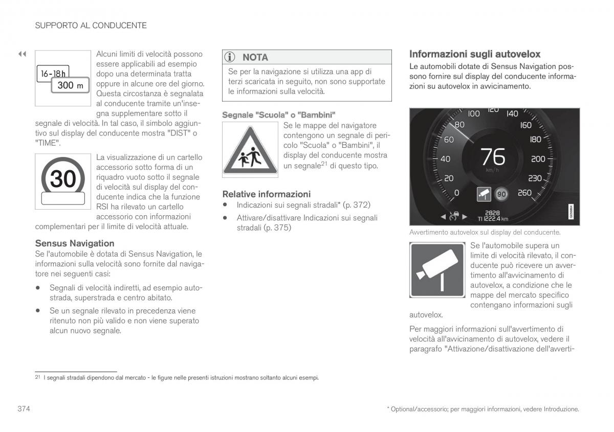 Volvo XC90 II 2 manuale del proprietario / page 376