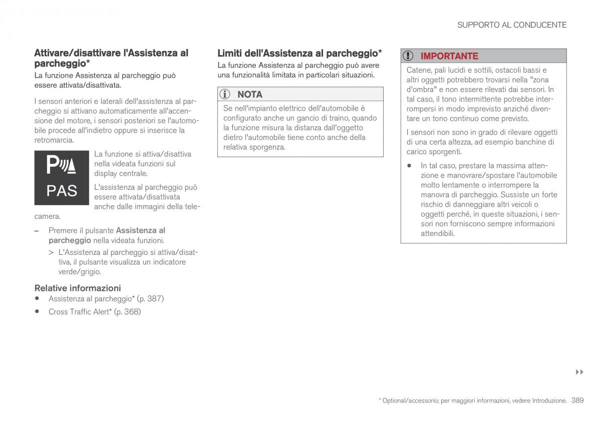 Volvo XC90 II 2 manuale del proprietario / page 391