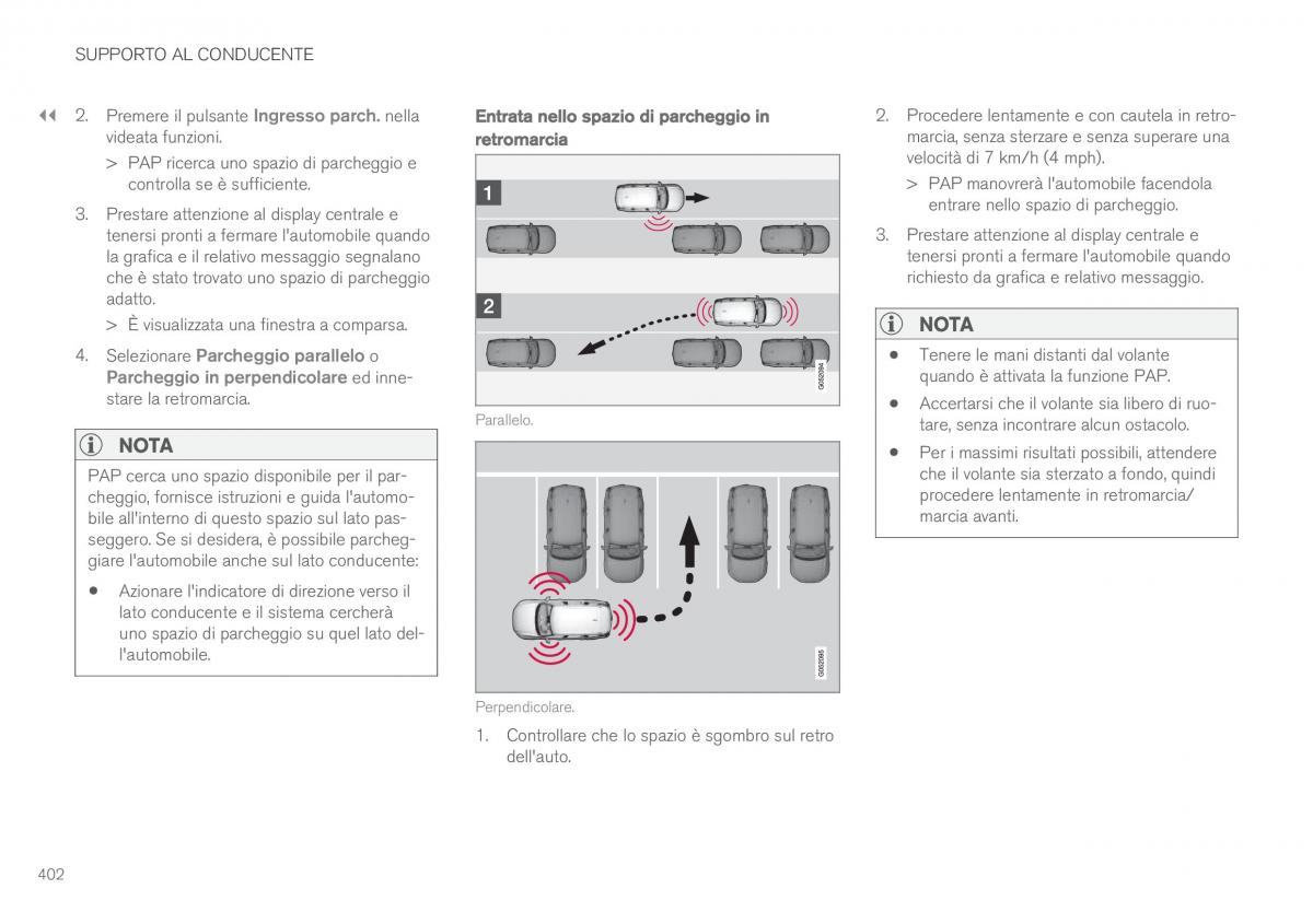 Volvo XC90 II 2 manuale del proprietario / page 404