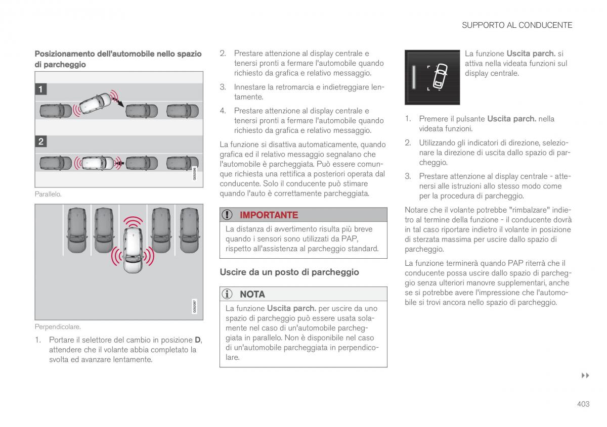 Volvo XC90 II 2 manuale del proprietario / page 405