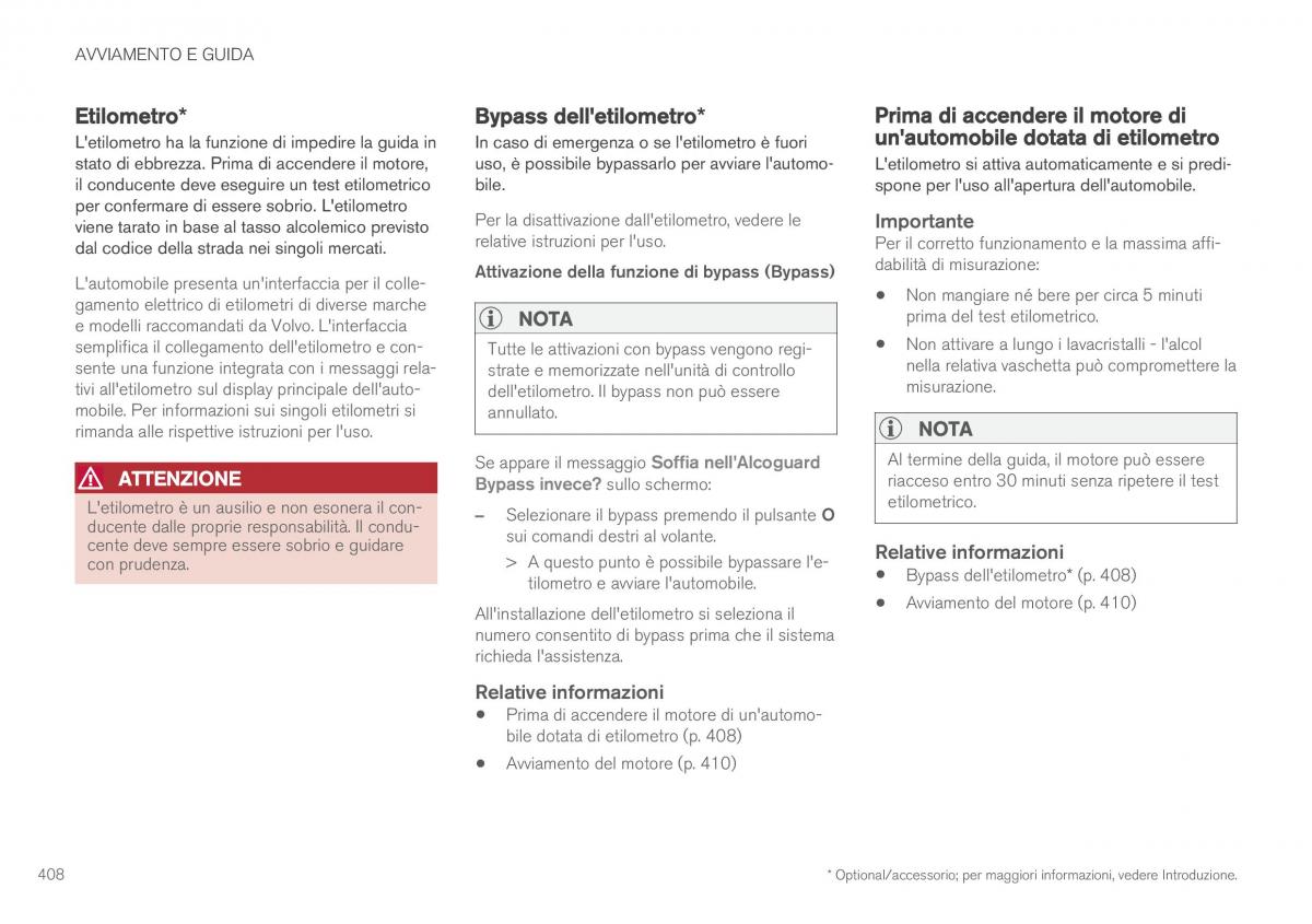 Volvo XC90 II 2 manuale del proprietario / page 410