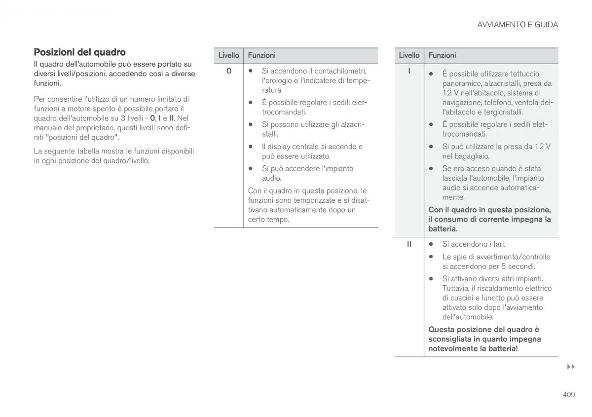 Volvo XC90 II 2 manuale del proprietario / page 411