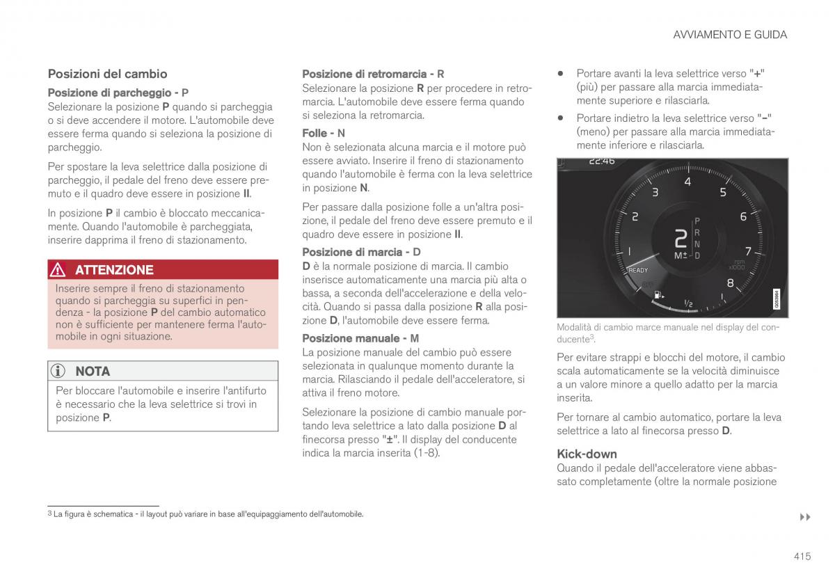 Volvo XC90 II 2 manuale del proprietario / page 417