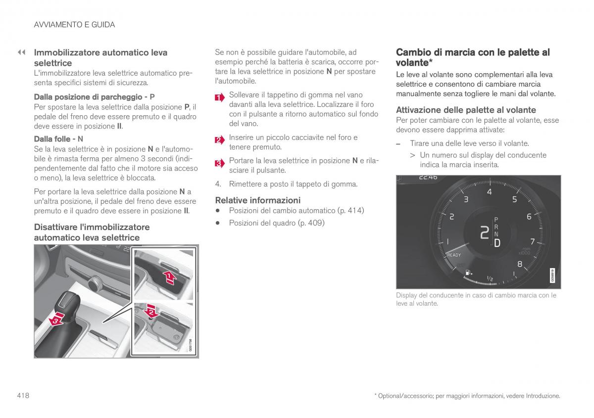 Volvo XC90 II 2 manuale del proprietario / page 420