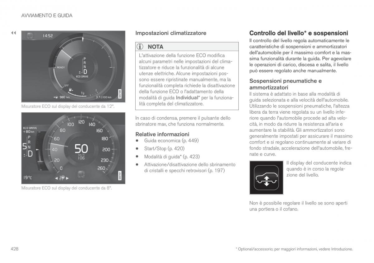 Volvo XC90 II 2 manuale del proprietario / page 430