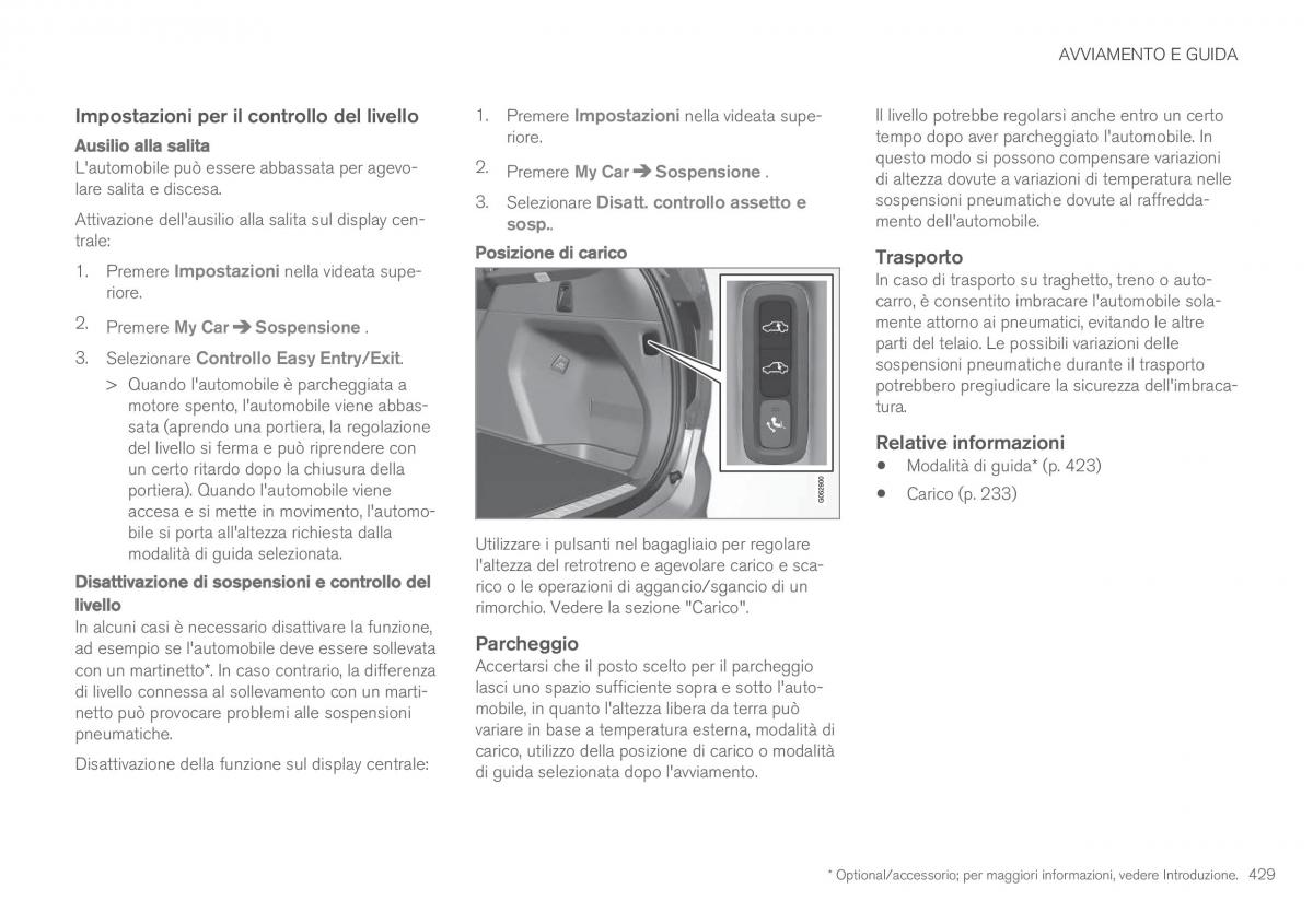 Volvo XC90 II 2 manuale del proprietario / page 431