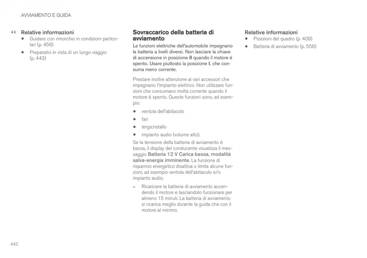 Volvo XC90 II 2 manuale del proprietario / page 444