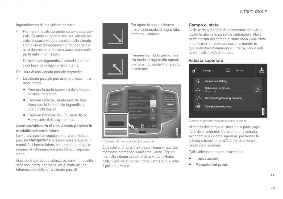 Volvo XC90 II 2 manuale del proprietario / page 45