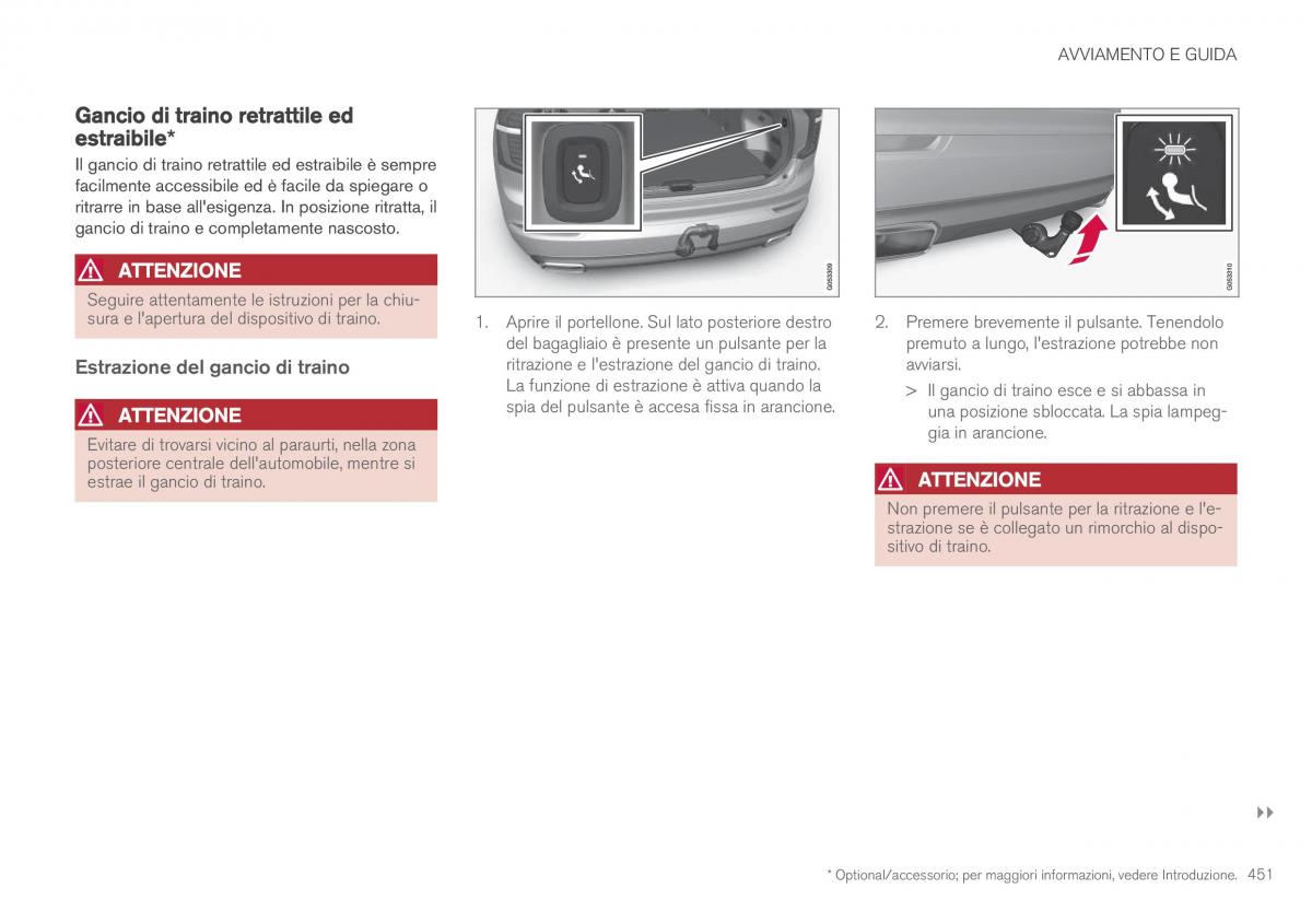 Volvo XC90 II 2 manuale del proprietario / page 453