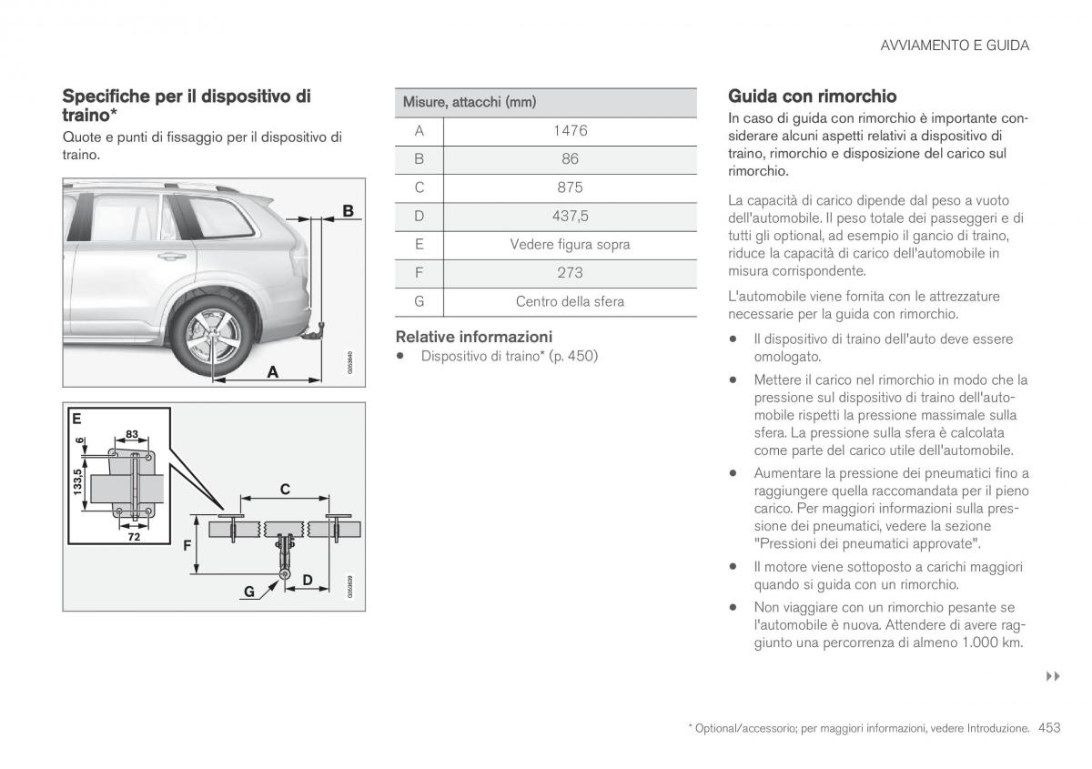 Volvo XC90 II 2 manuale del proprietario / page 455