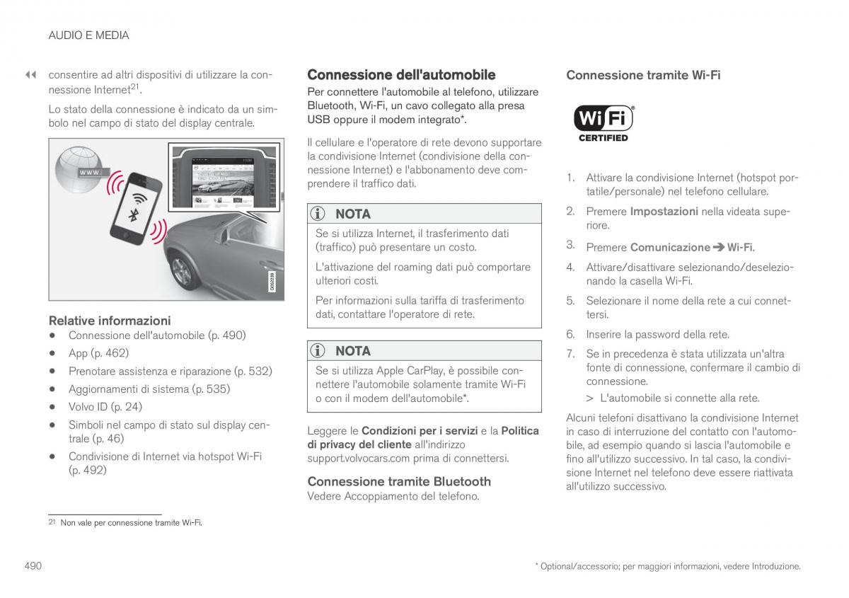 Volvo XC90 II 2 manuale del proprietario / page 492