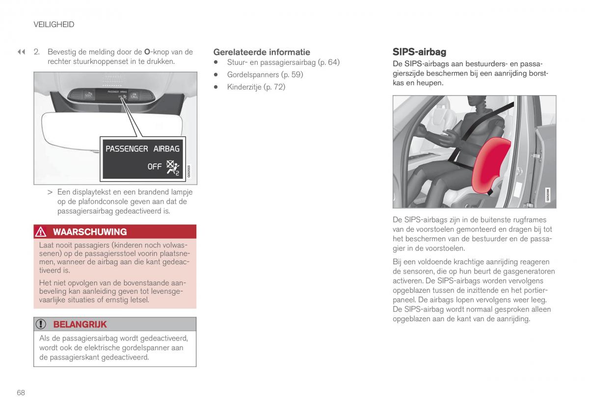 Volvo XC90 II 2 handleiding / page 70