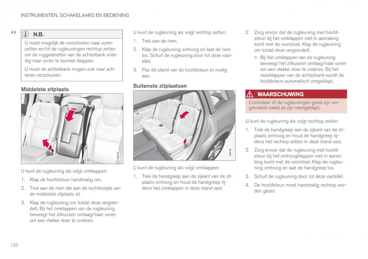 Volvo XC90 II 2 handleiding / page 134