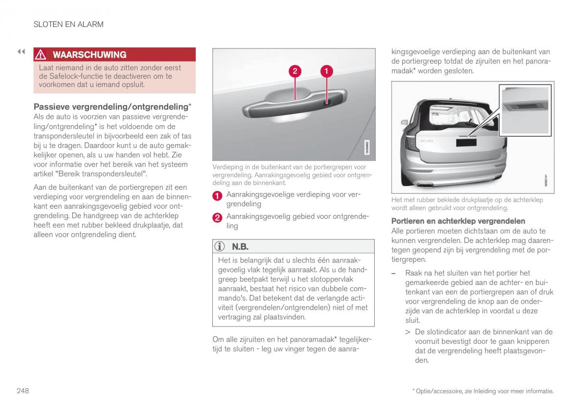 Volvo XC90 II 2 handleiding / page 250