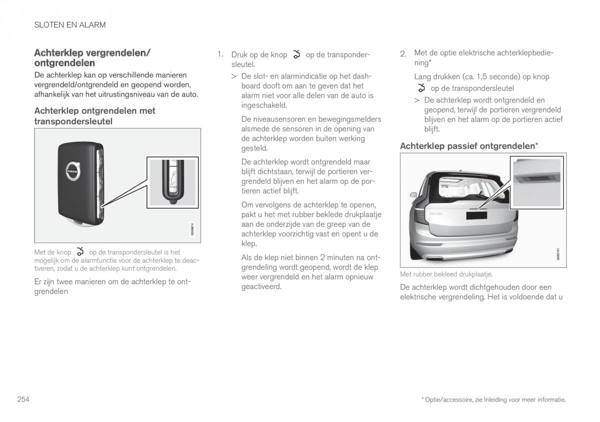 Volvo XC90 II 2 handleiding / page 256