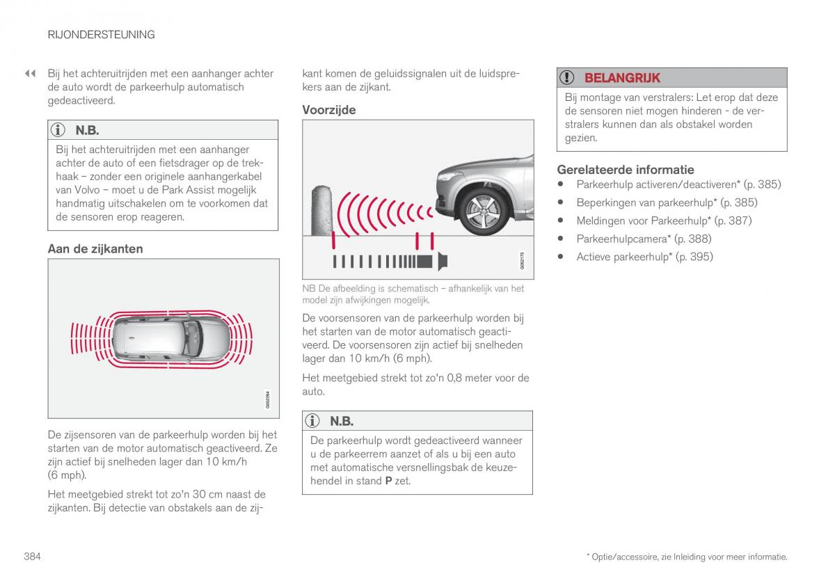 Volvo XC90 II 2 handleiding / page 386