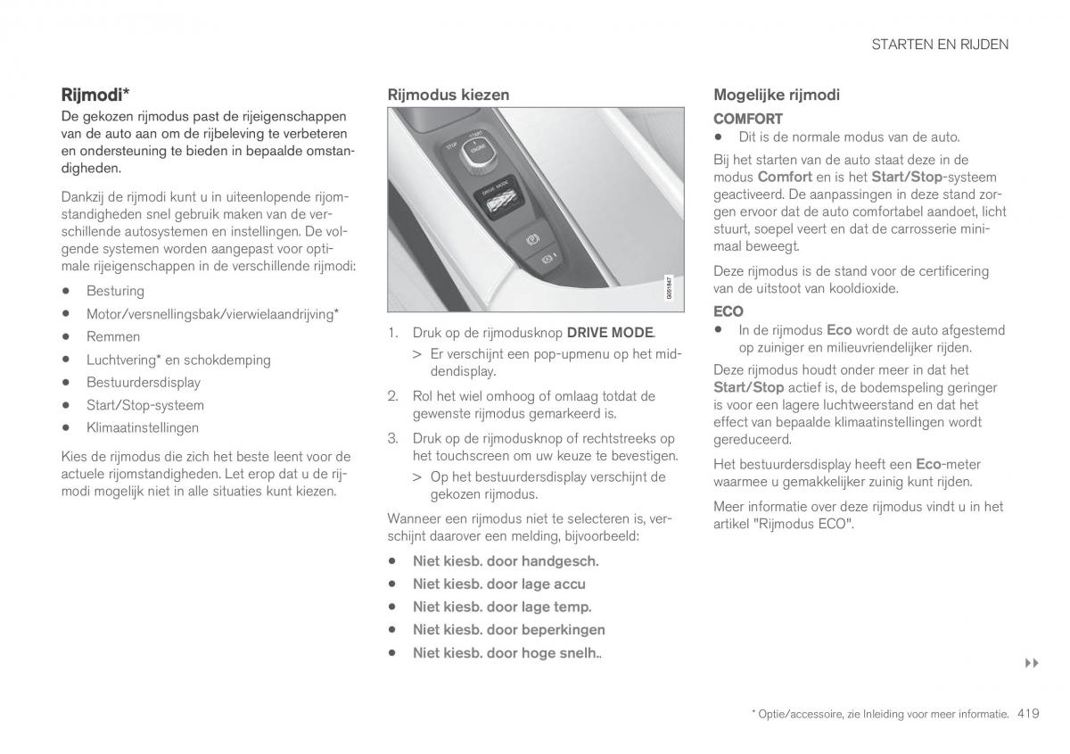 Volvo XC90 II 2 handleiding / page 421