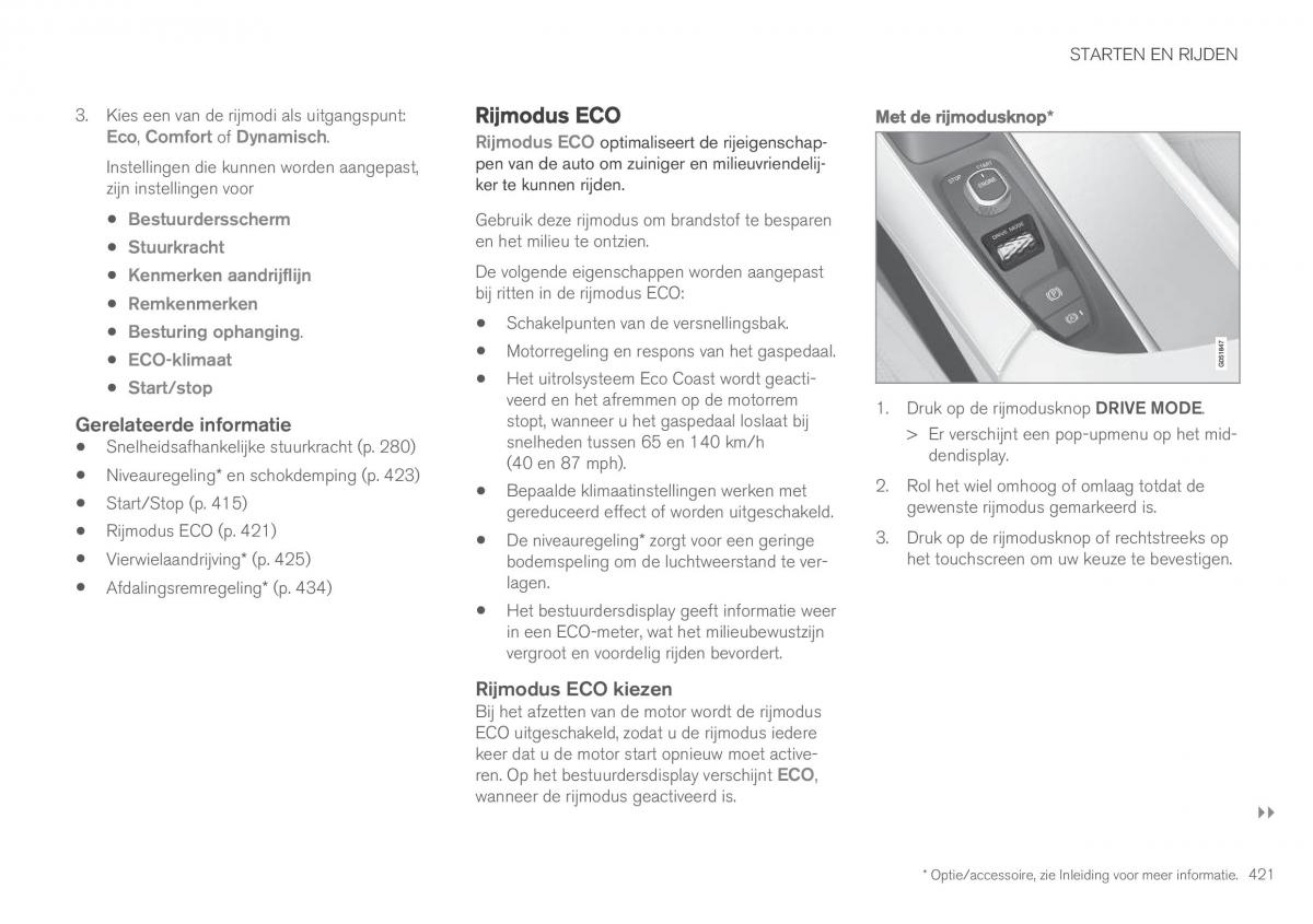 Volvo XC90 II 2 handleiding / page 423