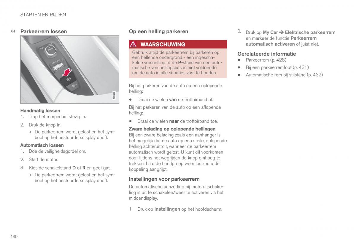 Volvo XC90 II 2 handleiding / page 432