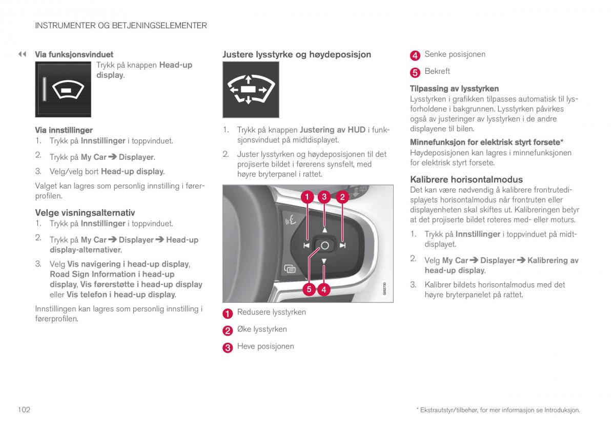 Volvo XC90 II 2 bruksanvisningen / page 104