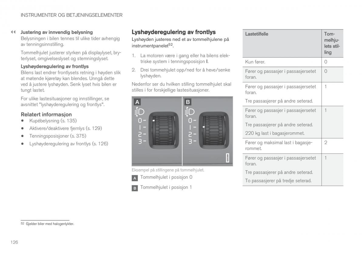 Volvo XC90 II 2 bruksanvisningen / page 128