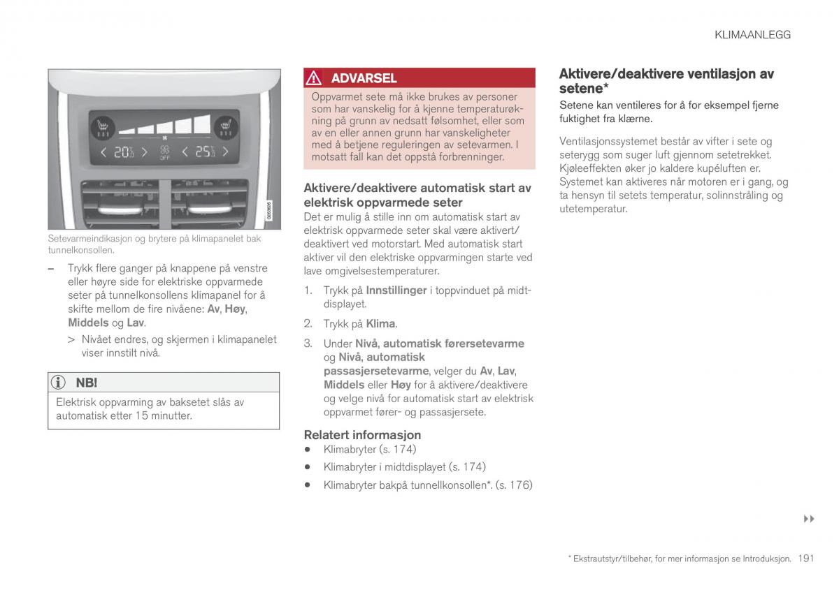 Volvo XC90 II 2 bruksanvisningen / page 193