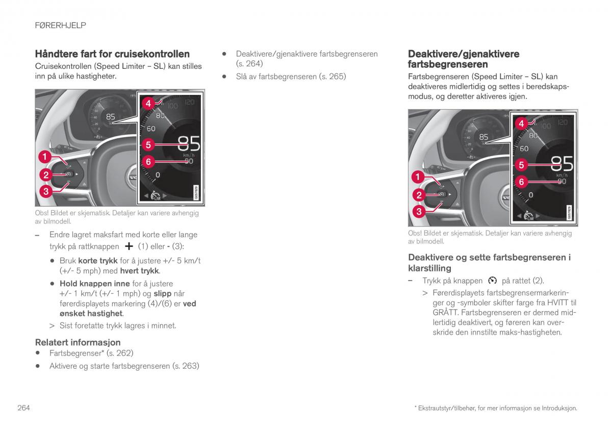 Volvo XC90 II 2 bruksanvisningen / page 266