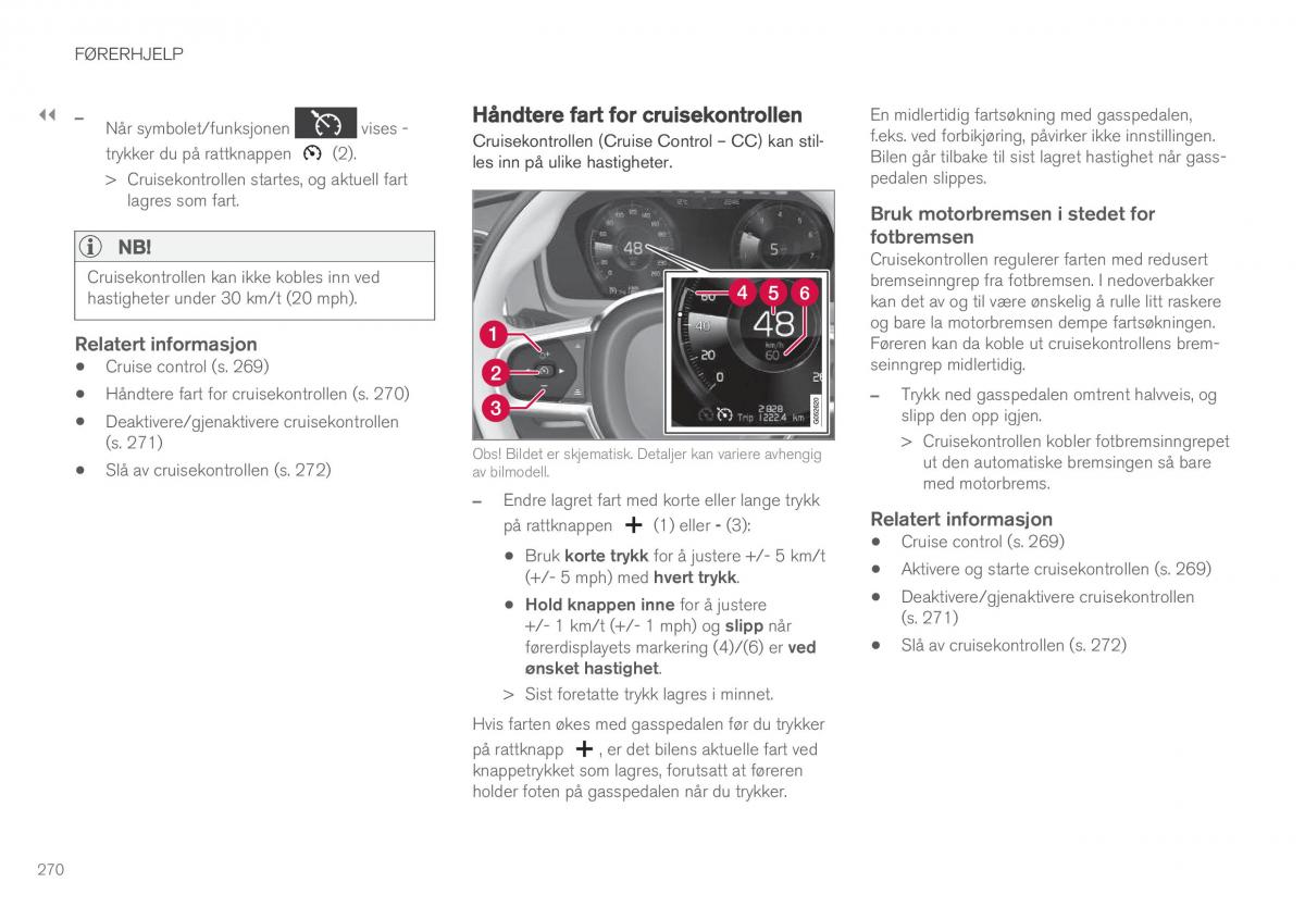 Volvo XC90 II 2 bruksanvisningen / page 272