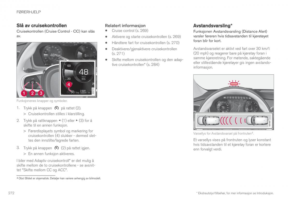 Volvo XC90 II 2 bruksanvisningen / page 274