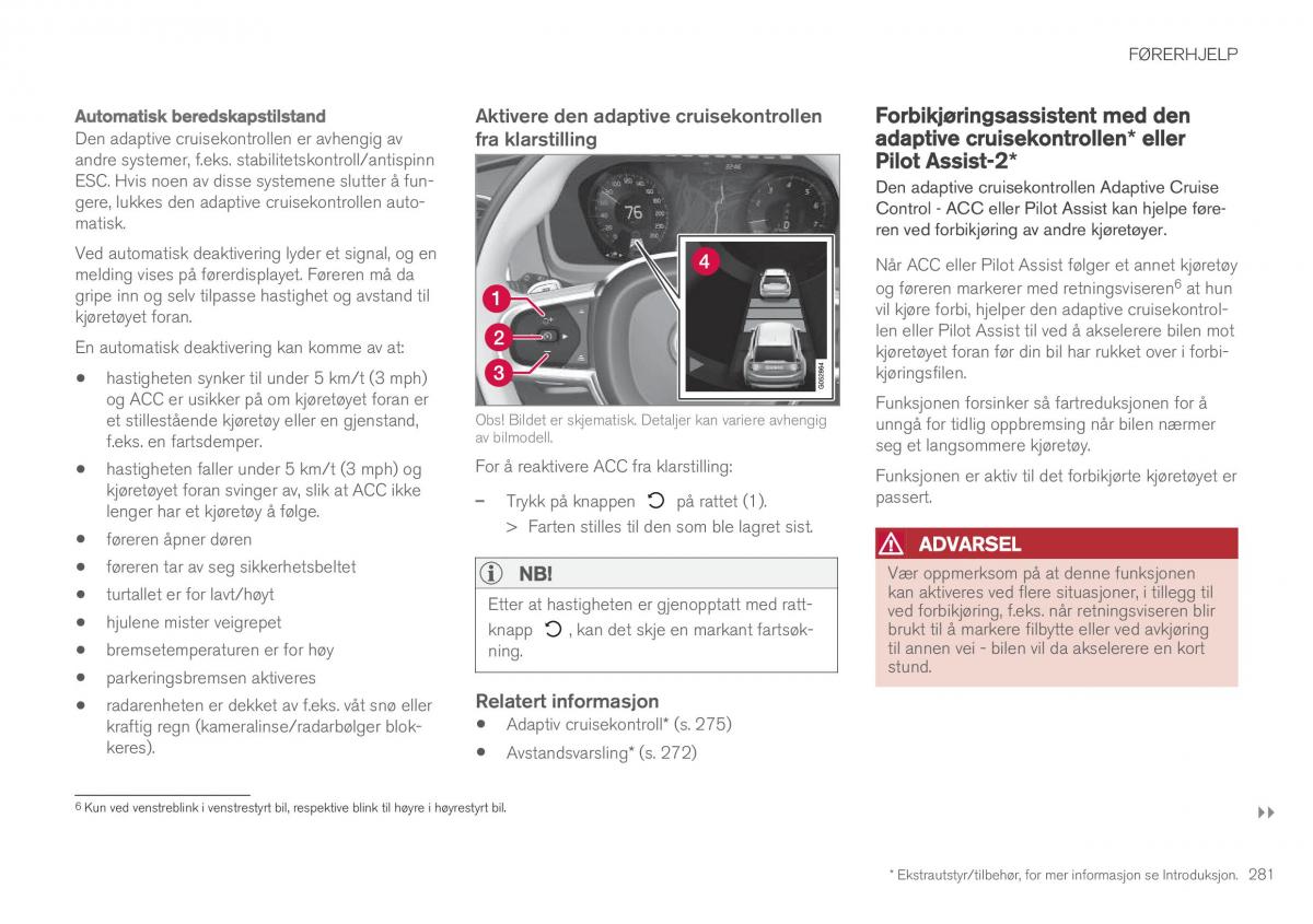 Volvo XC90 II 2 bruksanvisningen / page 283