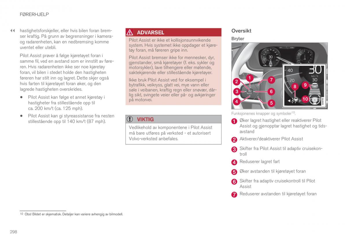 Volvo XC90 II 2 bruksanvisningen / page 300