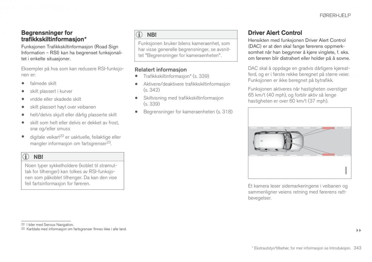 Volvo XC90 II 2 bruksanvisningen / page 345