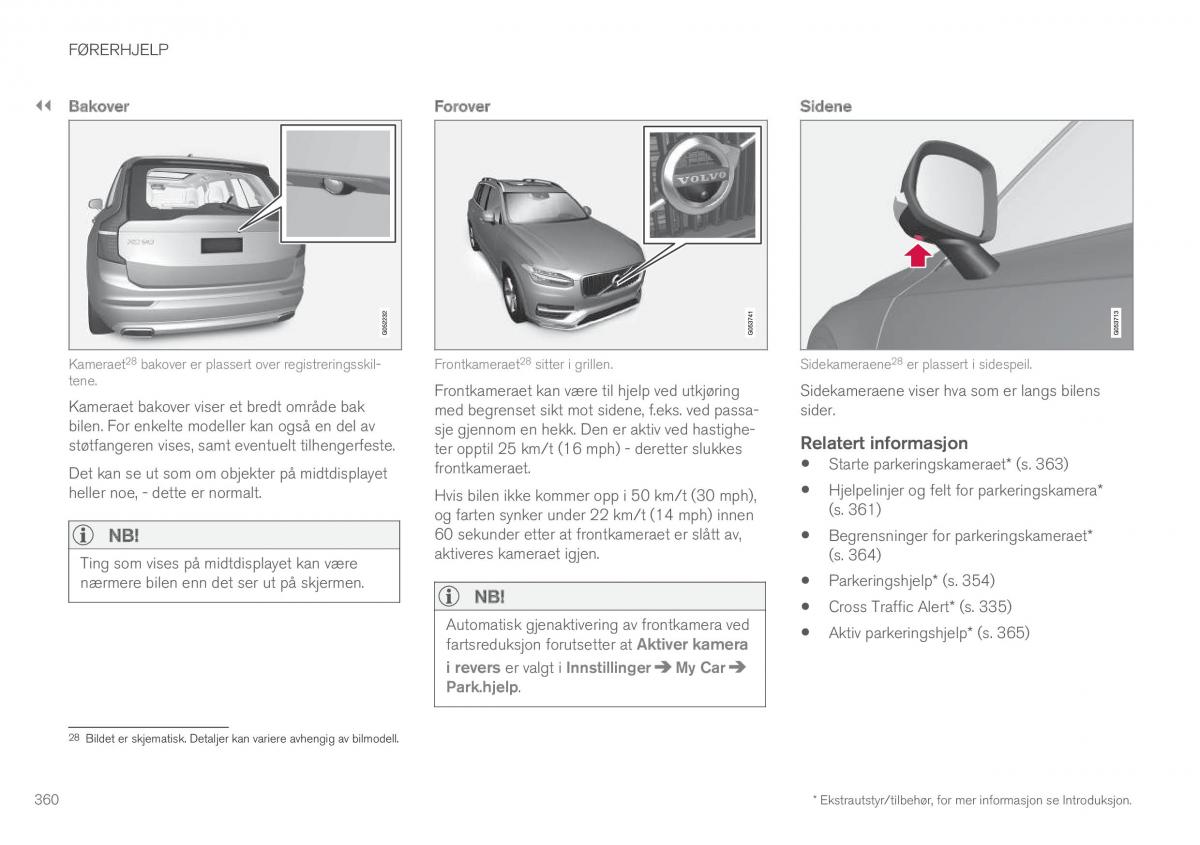 Volvo XC90 II 2 bruksanvisningen / page 362