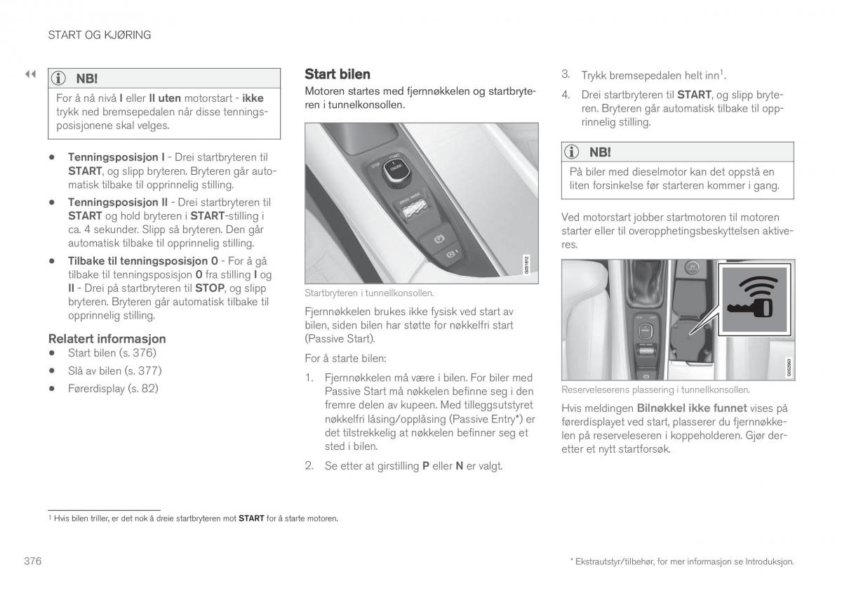 Volvo XC90 II 2 bruksanvisningen / page 378