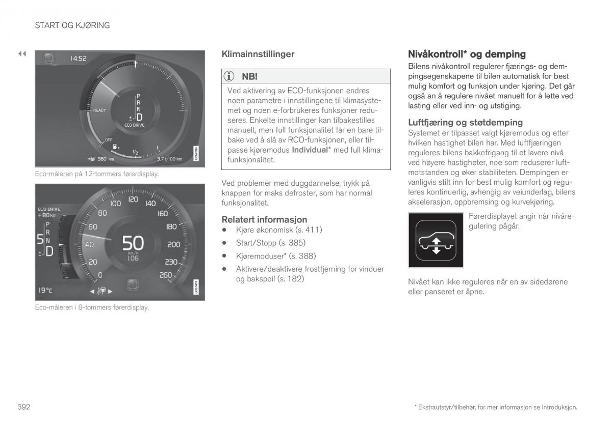 Volvo XC90 II 2 bruksanvisningen / page 394