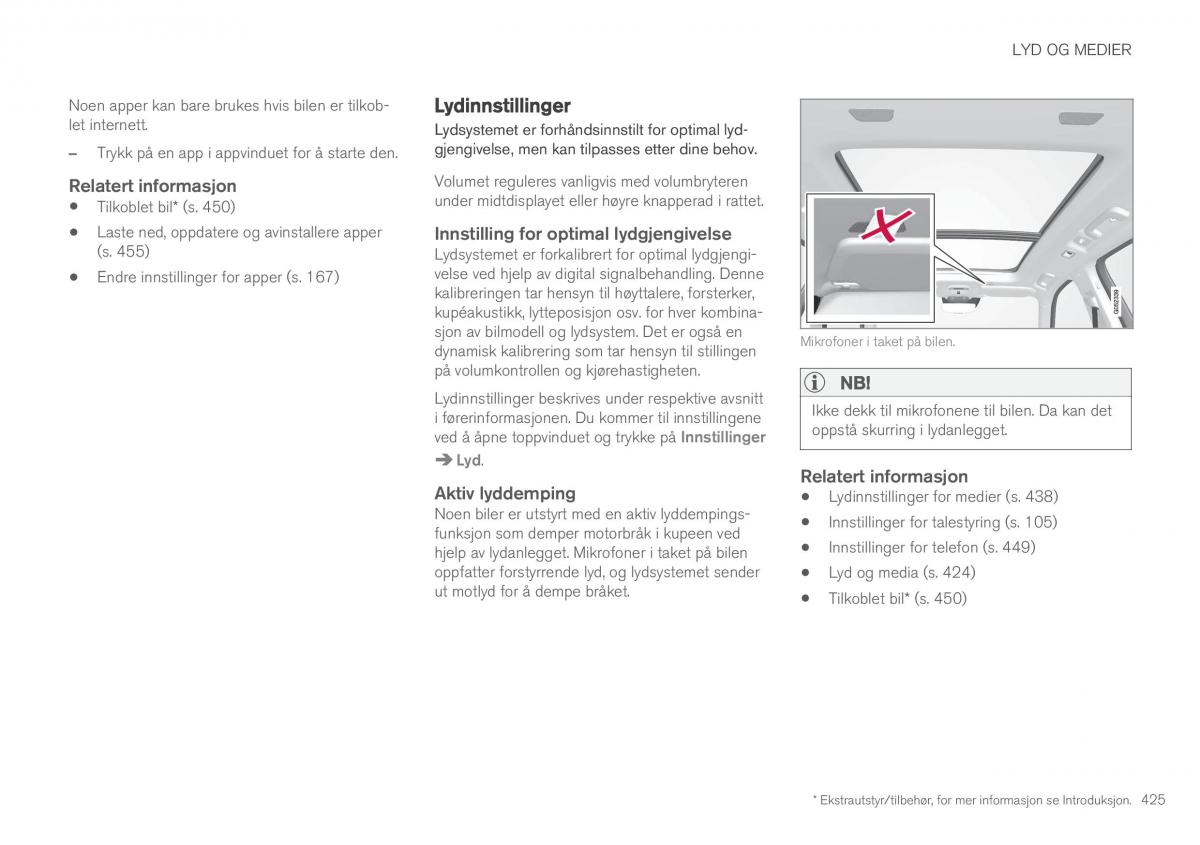 Volvo XC90 II 2 bruksanvisningen / page 427