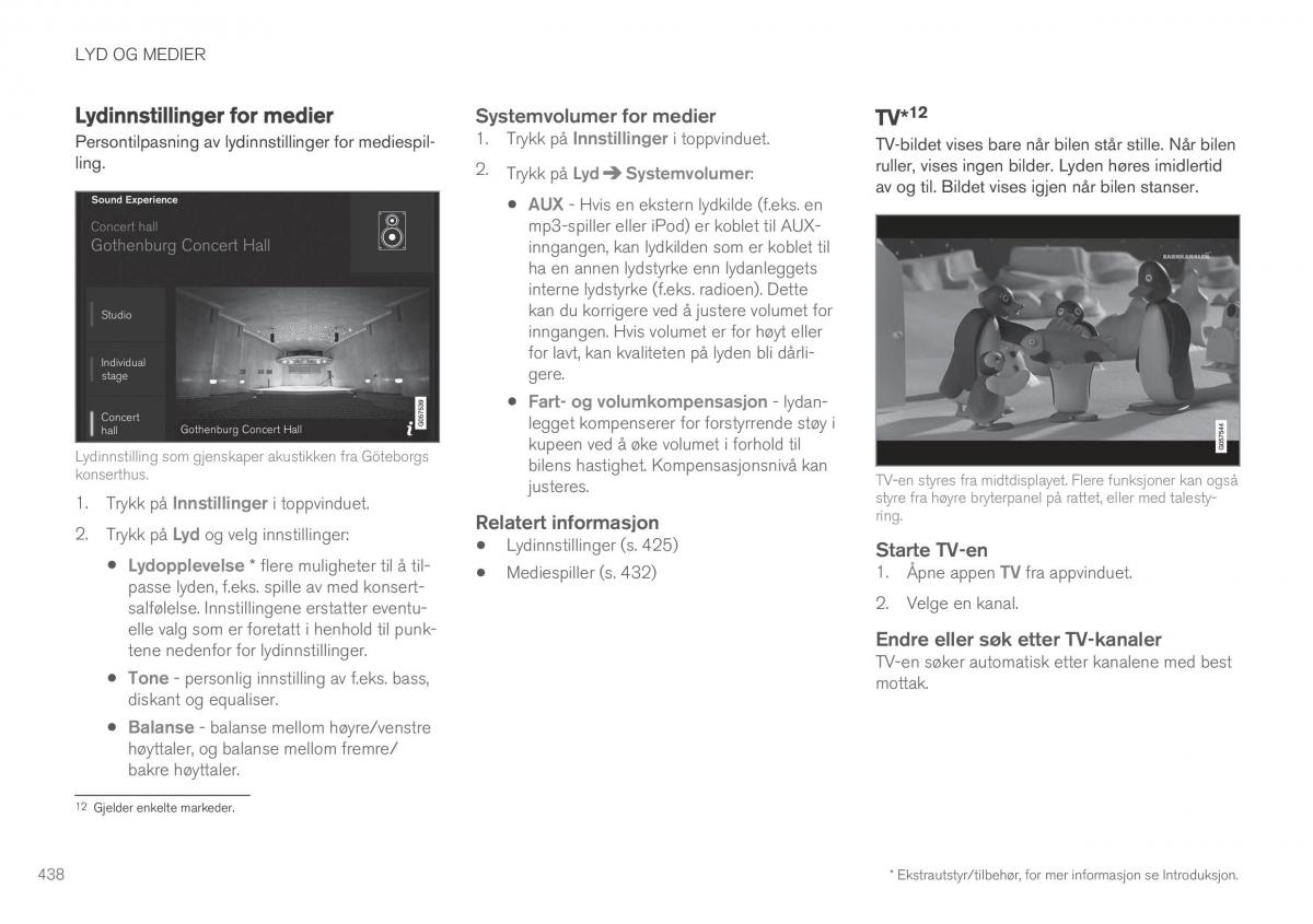 Volvo XC90 II 2 bruksanvisningen / page 440