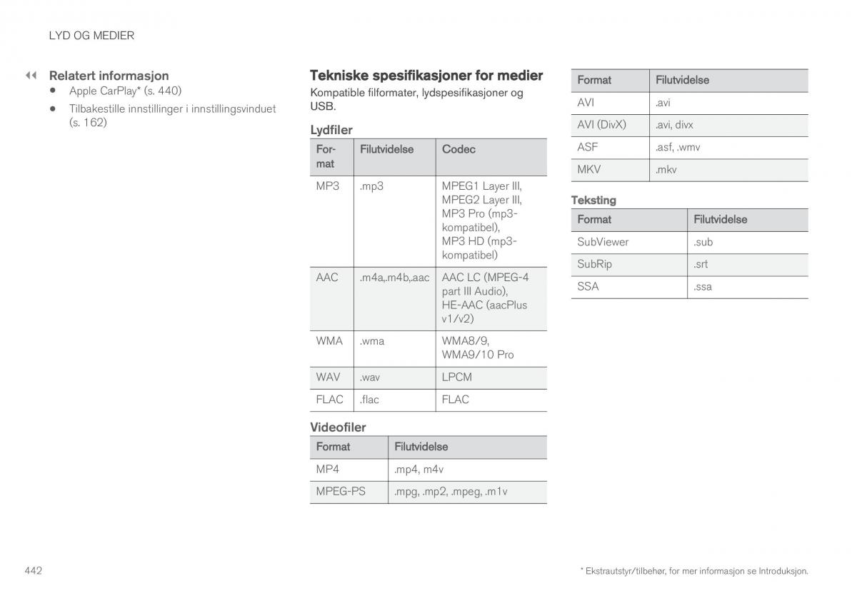 Volvo XC90 II 2 bruksanvisningen / page 444