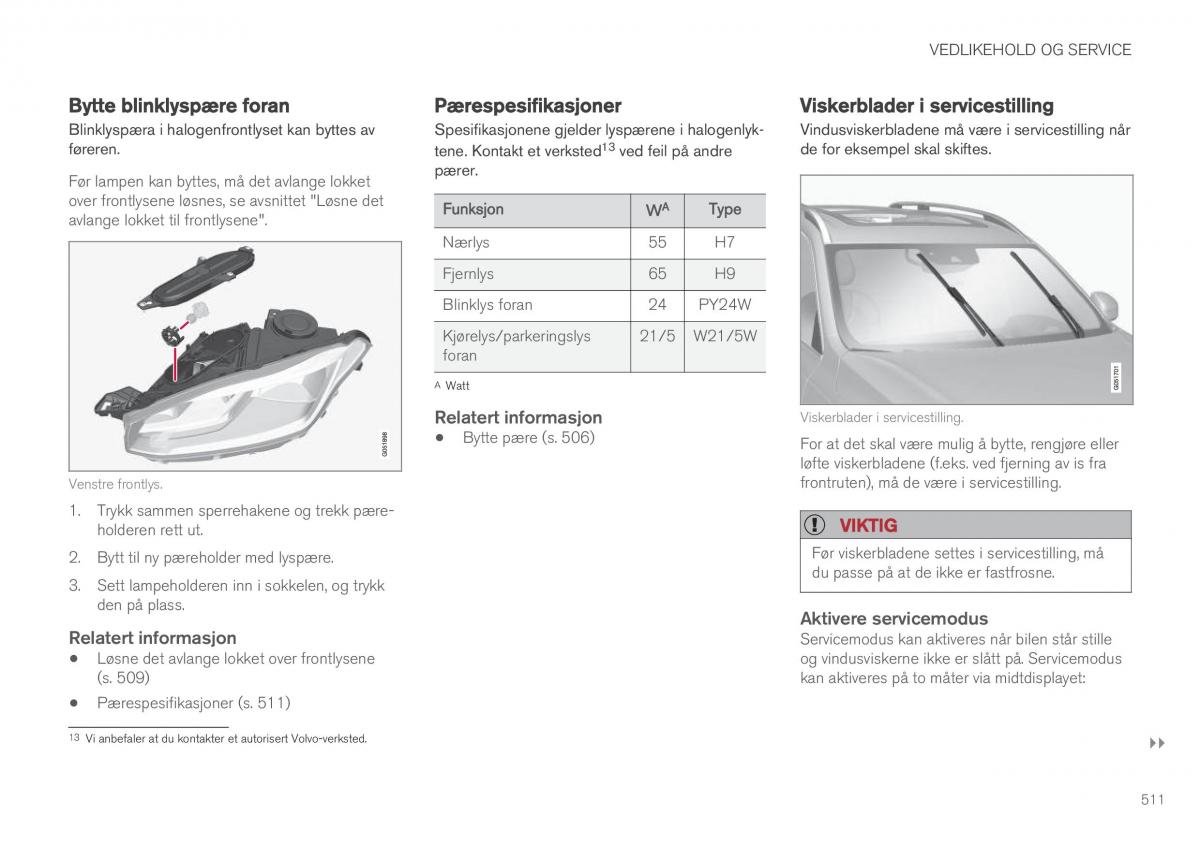 Volvo XC90 II 2 bruksanvisningen / page 513