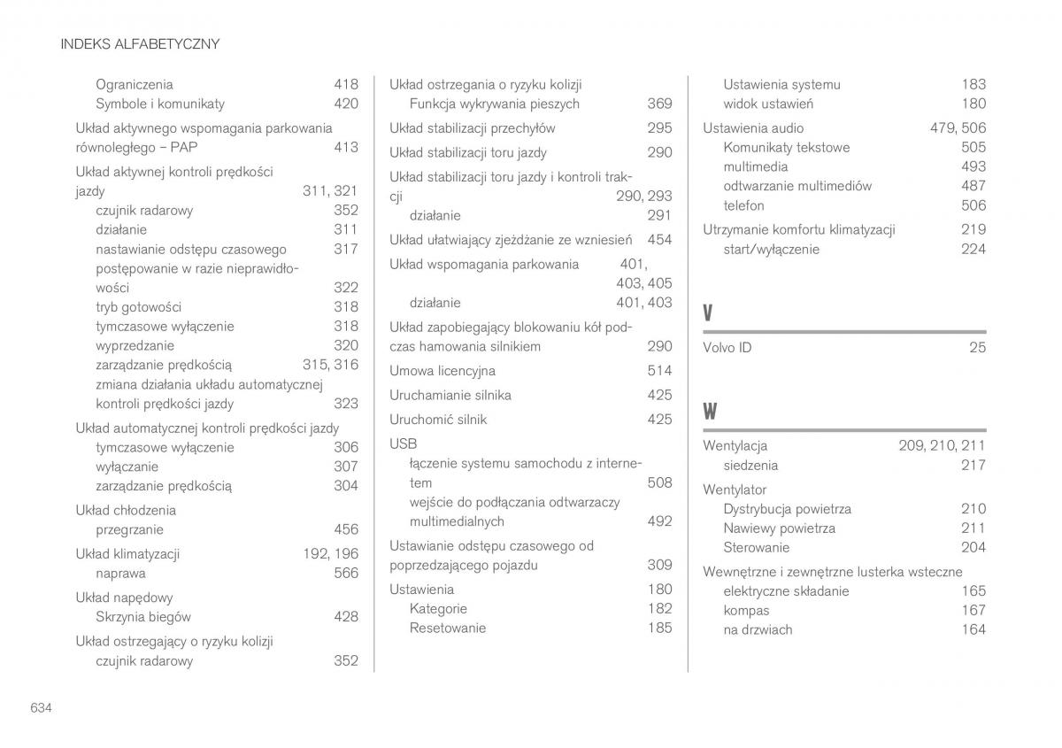 Volvo XC90 II 2 instrukcja obslugi / page 636