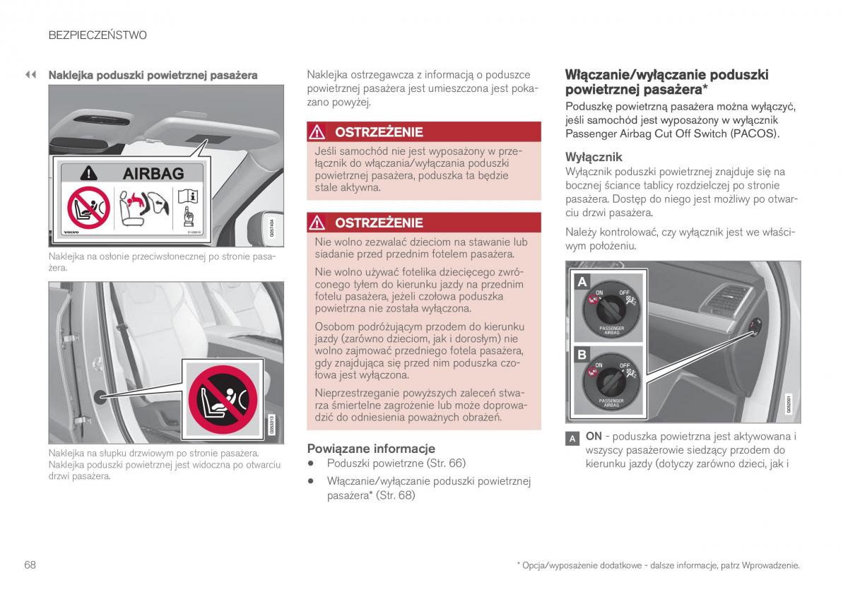 Volvo XC90 II 2 instrukcja obslugi / page 70