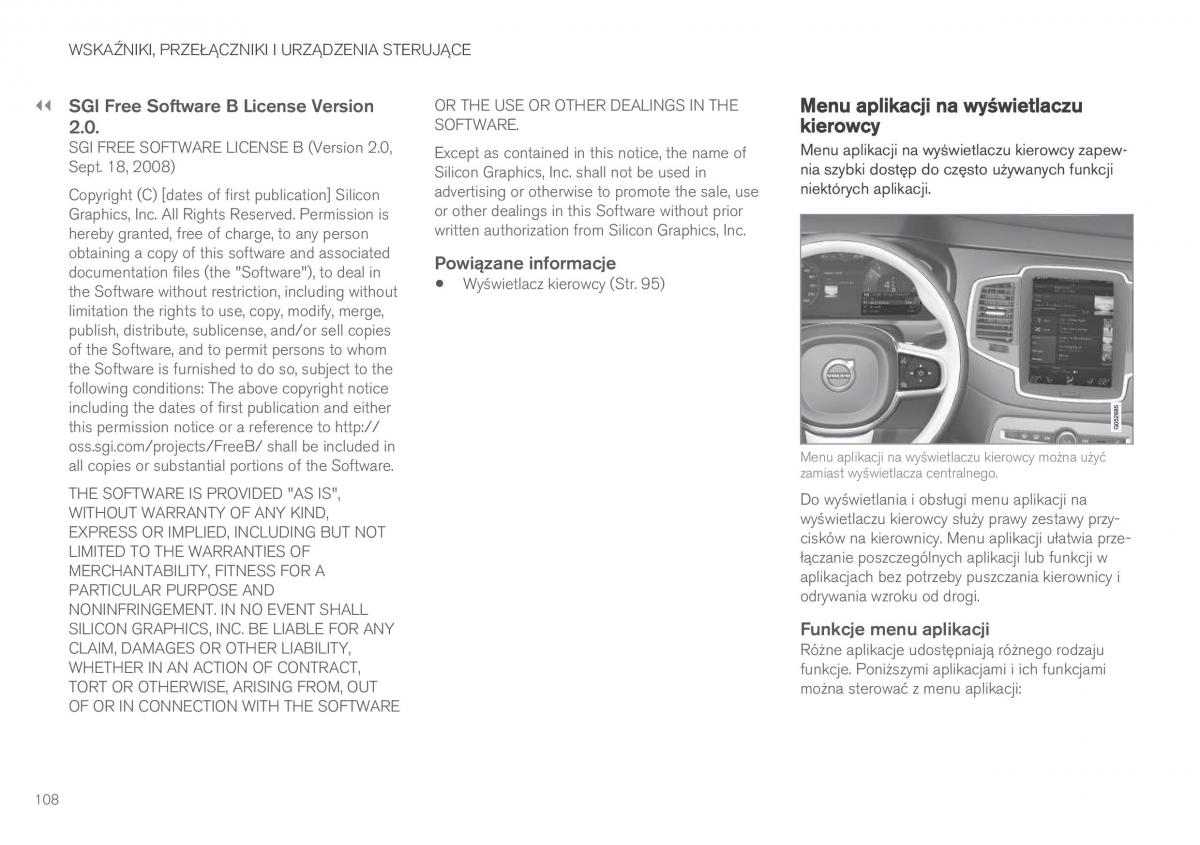 Volvo XC90 II 2 instrukcja obslugi / page 110