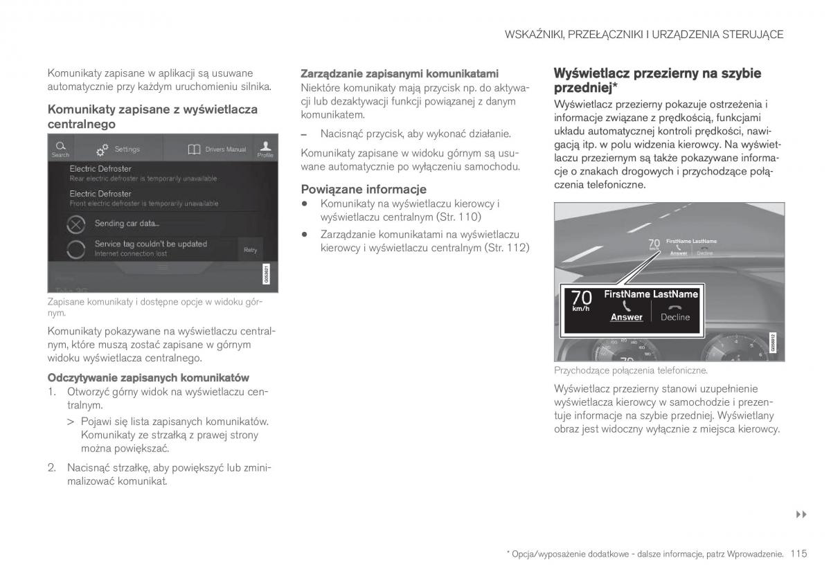 Volvo XC90 II 2 instrukcja obslugi / page 117