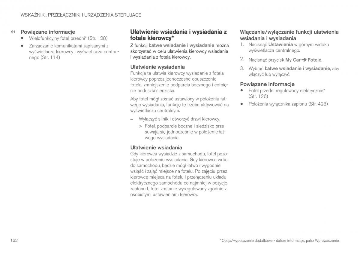 Volvo XC90 II 2 instrukcja obslugi / page 134