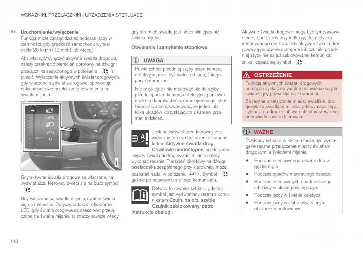 Volvo XC90 II 2 instrukcja obslugi / page 150