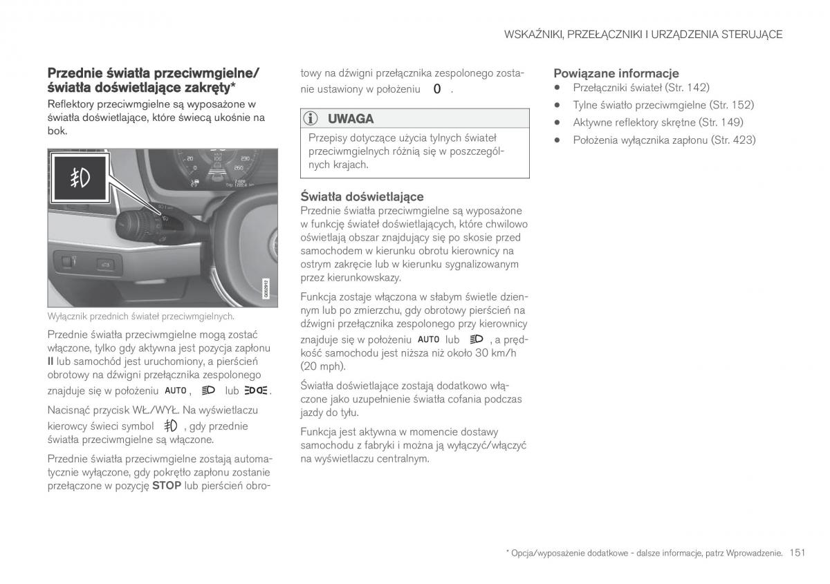 Volvo XC90 II 2 instrukcja obslugi / page 153