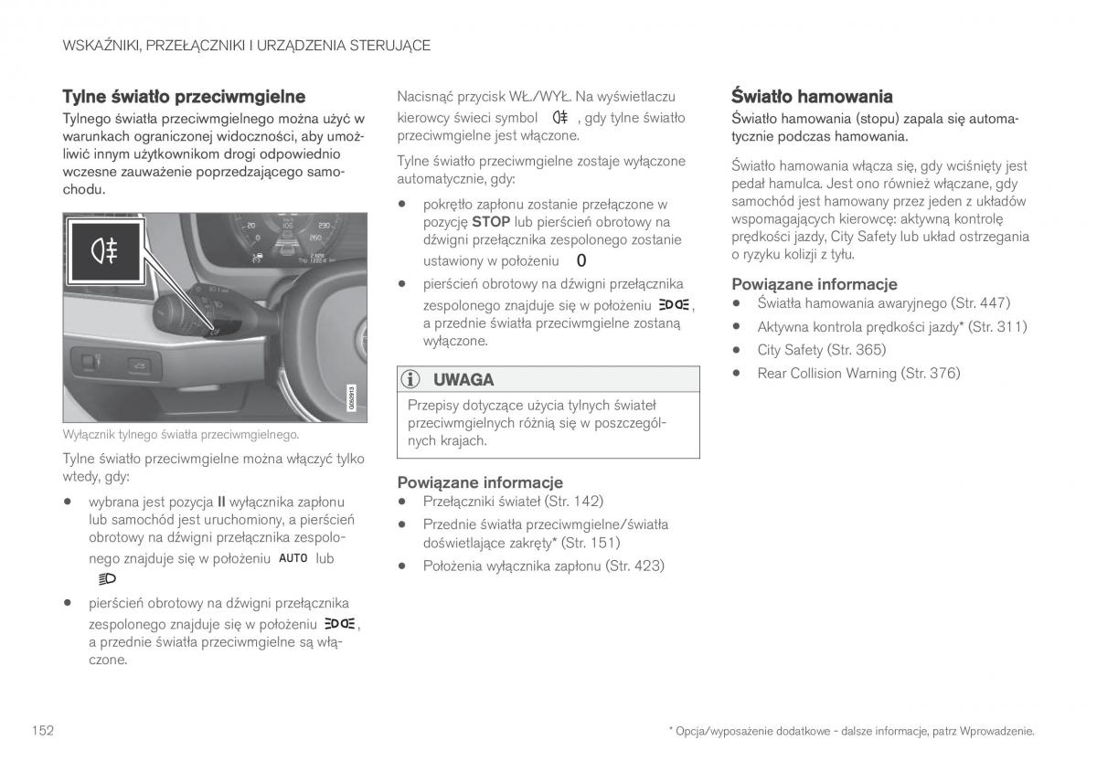 Volvo XC90 II 2 instrukcja obslugi / page 154