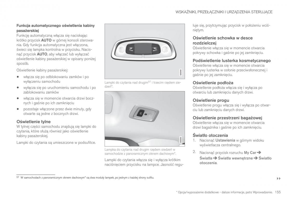 Volvo XC90 II 2 instrukcja obslugi / page 157